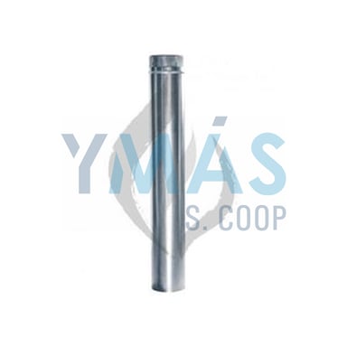 TUBO ESTUFA RECTO EXOGALVA 100MM