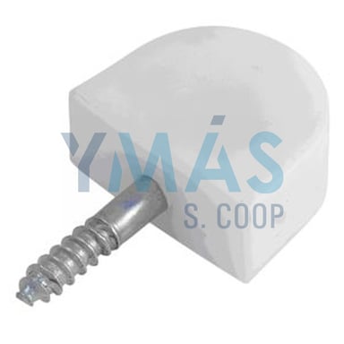 SOPORTE ESTANTE TORNILLO GRANDE BLANCO