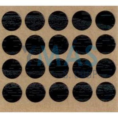 TAPON ADHESIVO NEGRO LISO