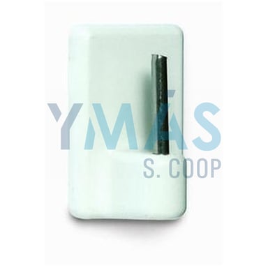 PERCHA ADHESIVA PEQUEÑA VISILLO BLANCA BLIS. 4UDS