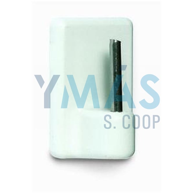 PERCHA ADHESIVA PEQUEÑA VISILLO BLANCA BLIS. 4UDS