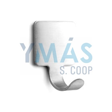 COLGADOR ADHESIVO ACERO (2UNDS)