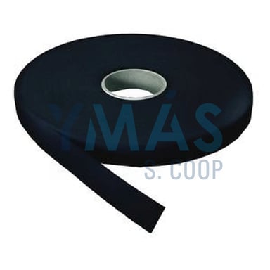 CINTA VELCRO MACHO NEGRA 50MM ADHESIVA (X MTRS)