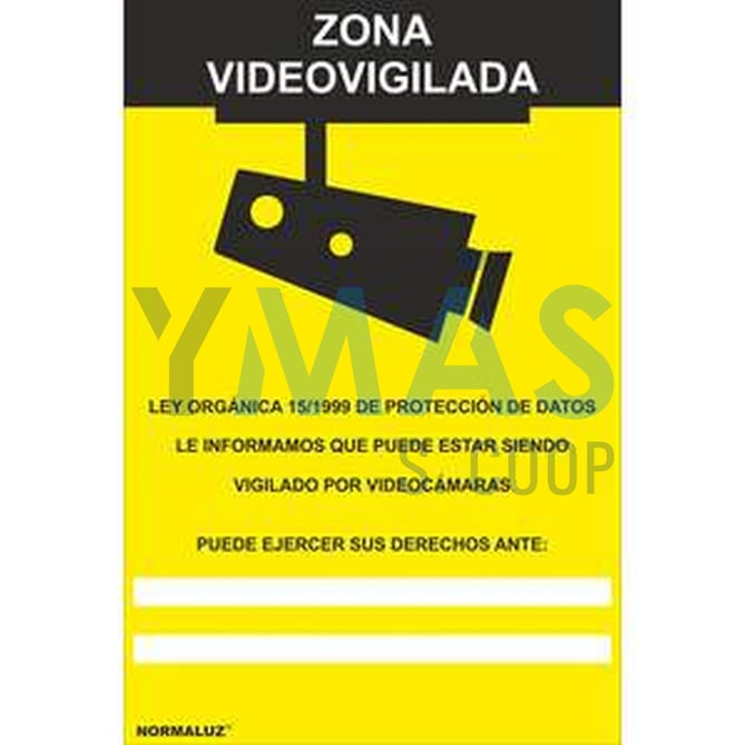 SEÑAL PVC CAMARA VIGILANCIA 30X40CM