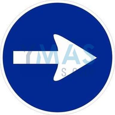 SEÑAL VIAL  SENTIDO OBLIGATORIO  50CM