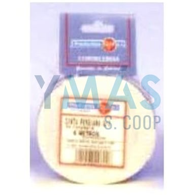 ROLLO CINTA PERSIANA 5M 20MM BLANCO-AZUL
