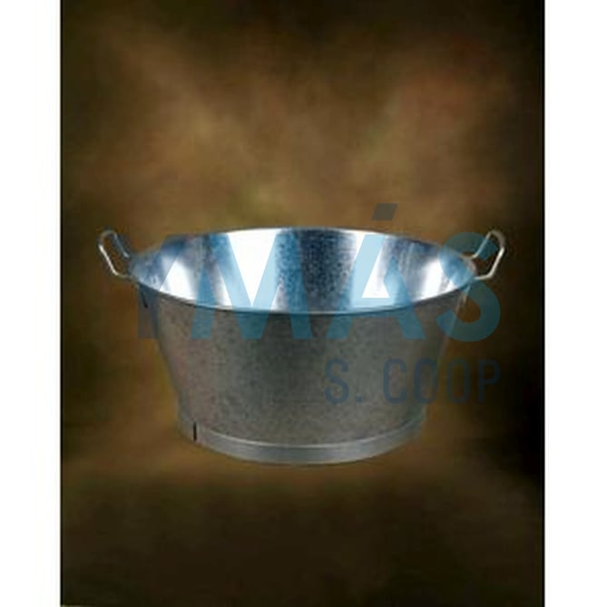 BARREÑO GALVANIZADO BAÑO 22 55CM 38L