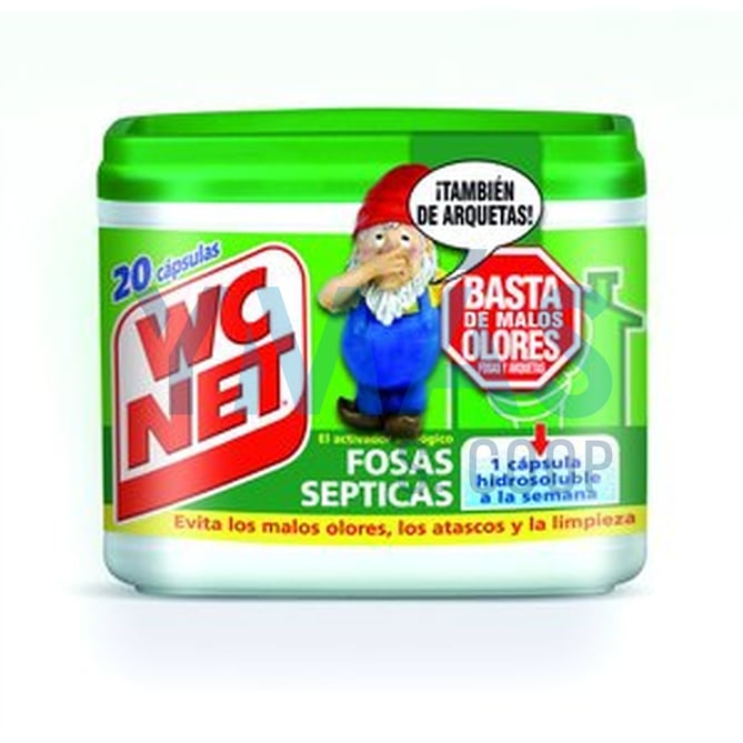 DESATASCADOR FOSAS SEPTICAS 20 BOLSITAS WC NET