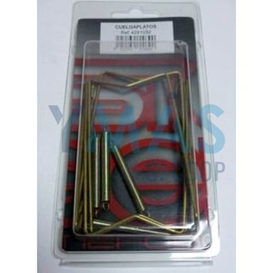 CUELGAPLATOS GRA. 25 A 30 CM. 2UNDS.BLISTER