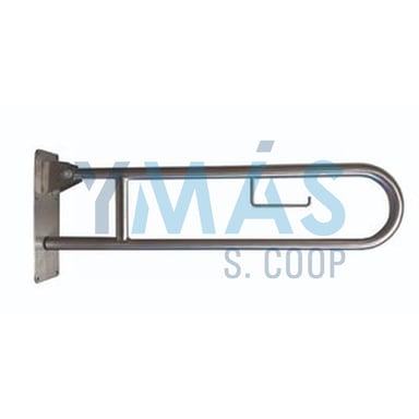 ASIDERO ABATIBLE 80CM INOX.SATINADO GIRO VERTICAL