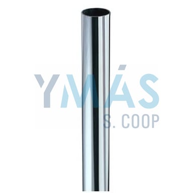 BARRA CROMO LISO 12X2 MTS 0,8MM