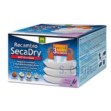 PACK 3 RECAMBIOS ANTIHUMEDAD 450GR LAVANDA