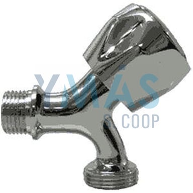 GRIFO LAVADORA SENC. METAL 1/2