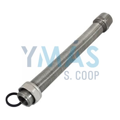 TUBO EXTENSIBLE P/AGUA 1/2  M-H 300-600 INOX.