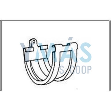 UNION P/CANALON PVC COLOR COBRE G-125