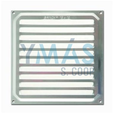 REJILLA 15 X 15 ALUMINIO PLANA