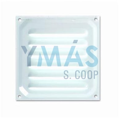 REJILLA 10X10CM LACADA BLANCA