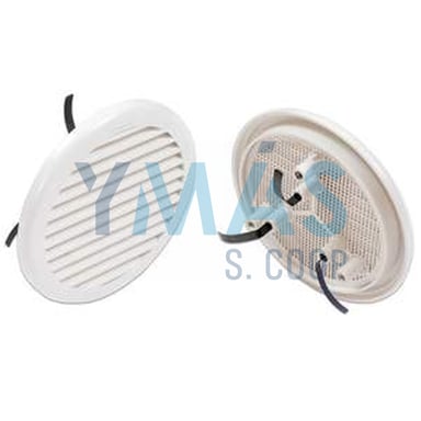 REJILLA CIRCULAR 100-130MM BLANCA C/MOSQUITERA
