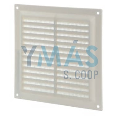 REJILLA PLASTICO 20X20MM BLANCO C/MOSQUITERA