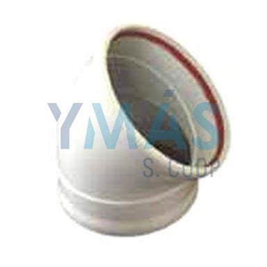CODO ALUMINIO 45 DE 110 ESTANCA