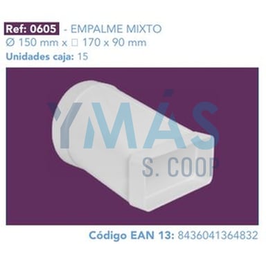 EMPALME MIXTO 170X90-150 SERIE 0600