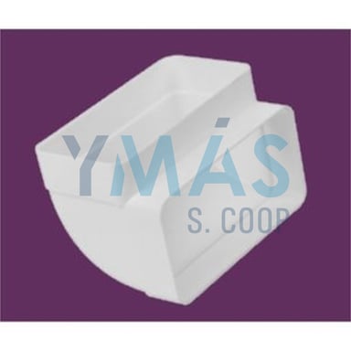 CODO RECTANG.VERTICAL 90 170X90-150 SERIE 0600