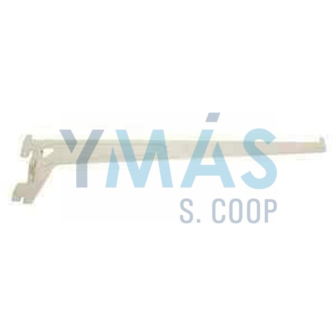 SOPORTE 8500-40CM ACERO BLANCO P/CREMALLERA