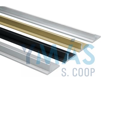 PERFIL ALUMINIO DORADO ROLL 25/45 6MTS (3292)