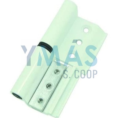 BISAGRA IZQUIERDA ALUMINIO BLANCO 6813