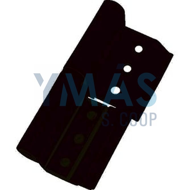 BISAGRA IZQUIERDA ALUMINIO NEGRO 6813