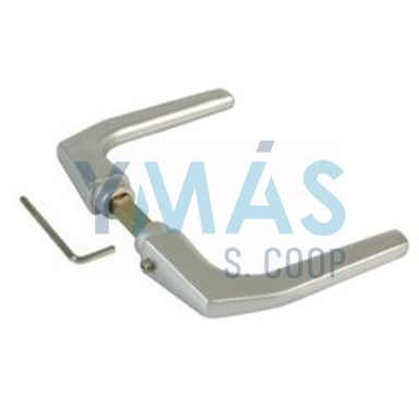 MANILLA ALUMINIO PLATA MOD.2113 61-65X130