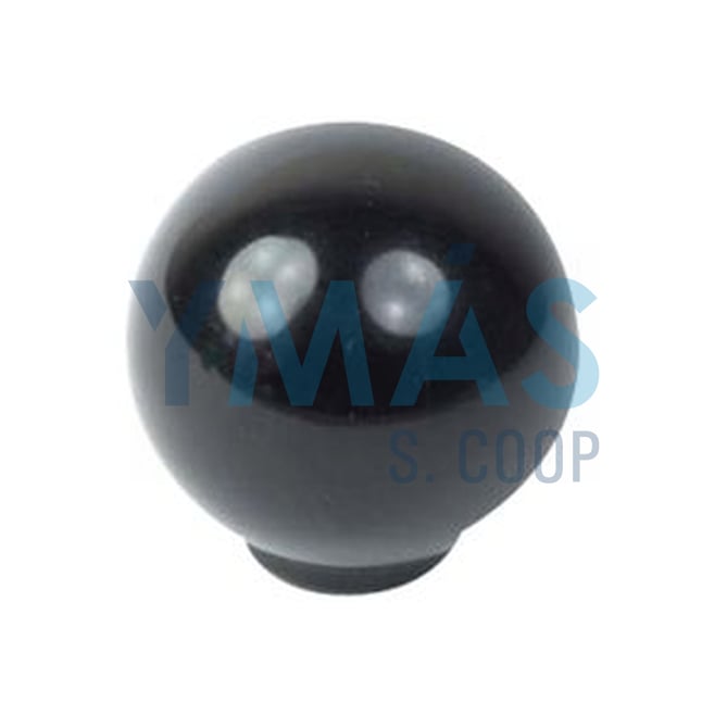 POMO 29MM BOLA ABS NEGRO BRILLO