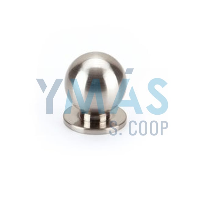 POMO BECUSA 100 NIQUEL SATINADO 20MM