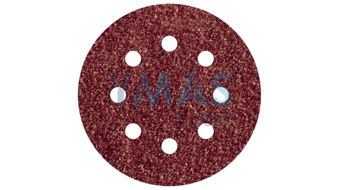 DISCO LIJA 125MM VELCRO 8 AGUJEROS GRANO 40 5UDS
