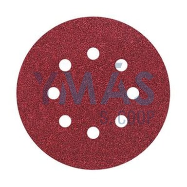 DISCO LIJA 125MM VELCRO 8 AGUJEROS GRANO 180 5UDS