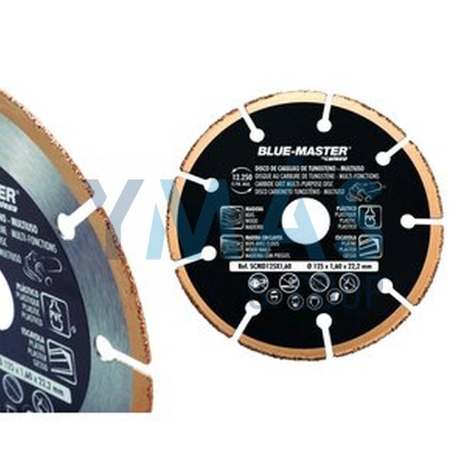 DISCO CORTE MULTIUSO 115X1,6X22MM BLUEMASTER