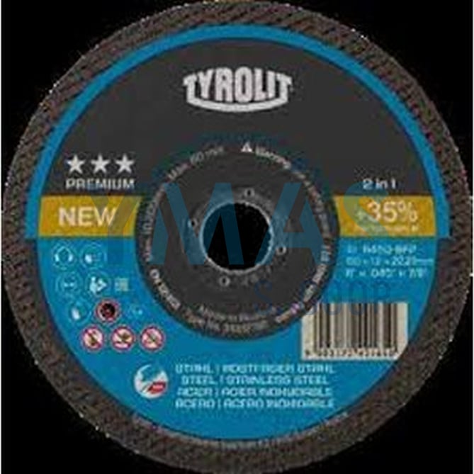 DISCO CORTE PREMIUM 41F 125x1,6x22,23 A46Q-BFP