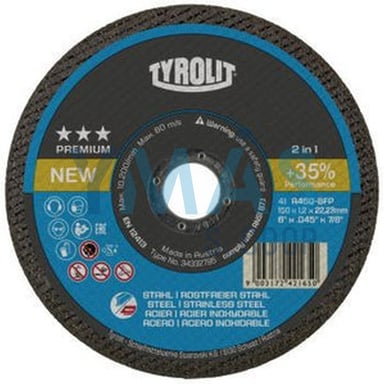 DISCO CORTE PREMIUM 41F 115x1,6x22,23 A46Q-BFP