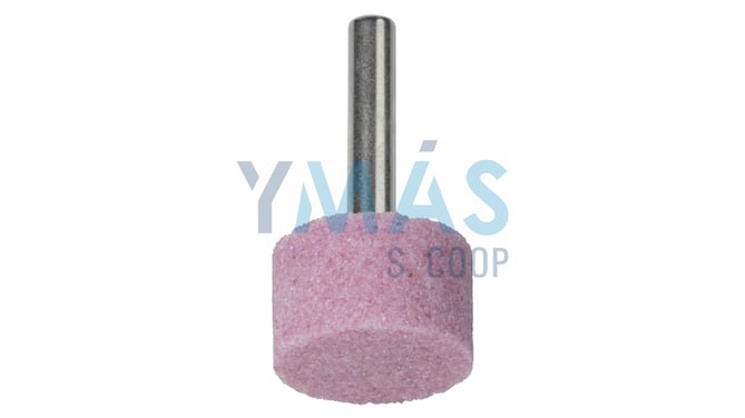 MUELA CILINDRICA C/VASTAGO 6MM 12X22