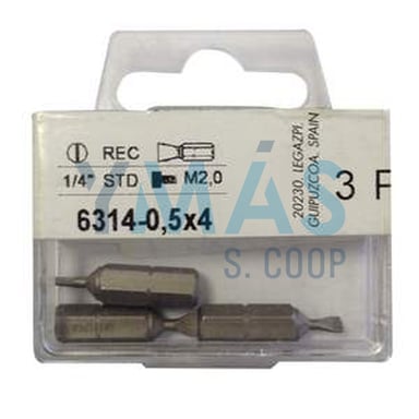 PUNTA RECTA 0,5X4,0 6314-0,5X4