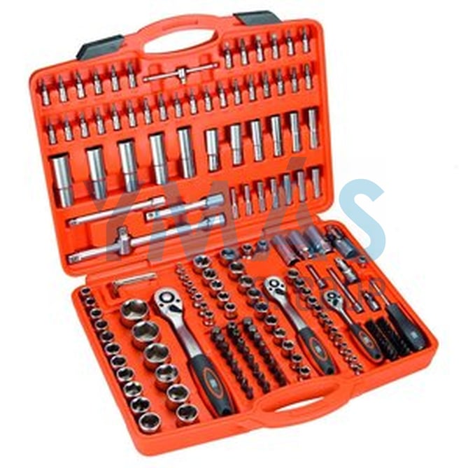 JGO.LLAVE VASO 1/4-3/8-1/2 171 PZAS. 72D CR-V HR