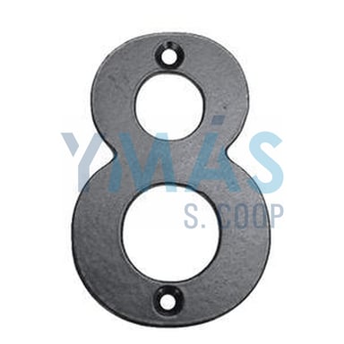 NUMERO 8 HIERRO FORJADO 100X5 MM.