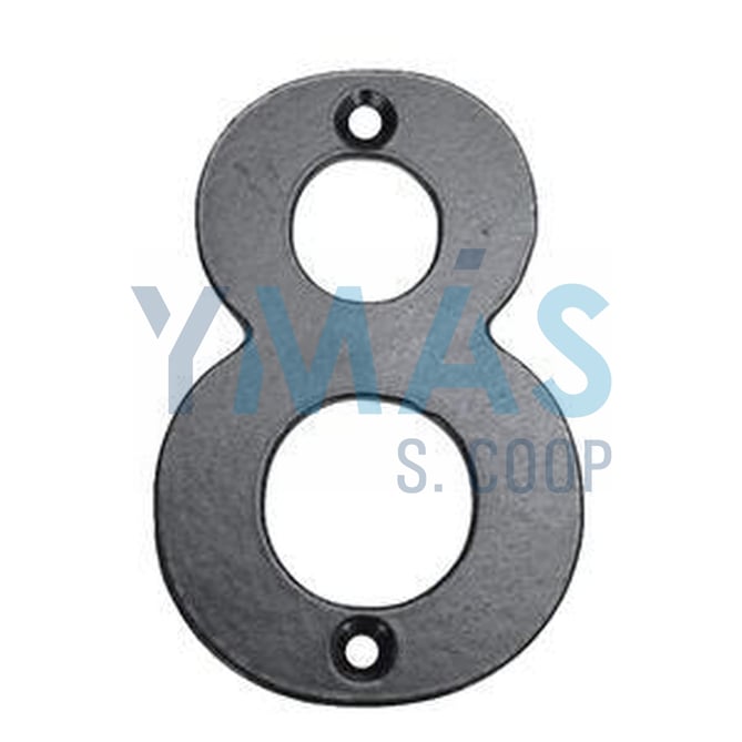 NUMERO 8 HIERRO FORJADO 100X5 MM.
