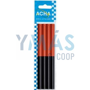 LAPIZ BICOLOR (4UNDS.) 18CM STANDARD