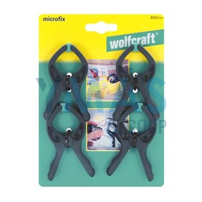 PINZAS C/RESORTES (4 UNDS.) MICROFIX