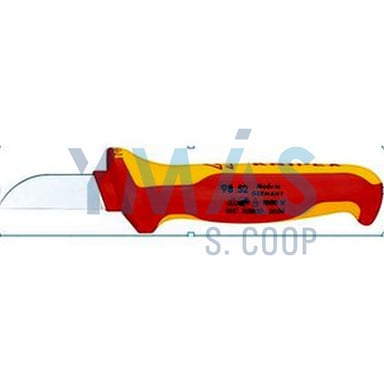 CUCHILLO RECTO P/CABLES VDE AISLADO 1000V