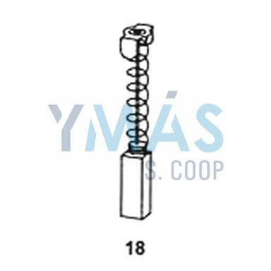 JUEGO ESCOBILLAS MAKITA 0857J