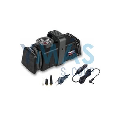 MINI COMPRESOR 12V 230V DUAL +ACCESORIOS