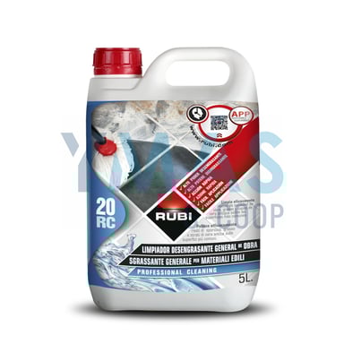 LIMPIADOR DESENGRASANTE OBRA RC-20 5 LTS.