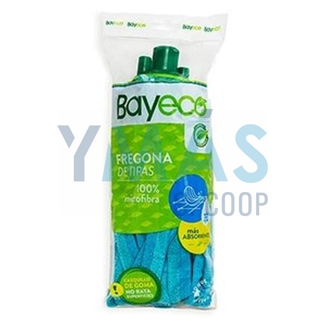 FREGONA TIRAS MICROFIBRA AZUL